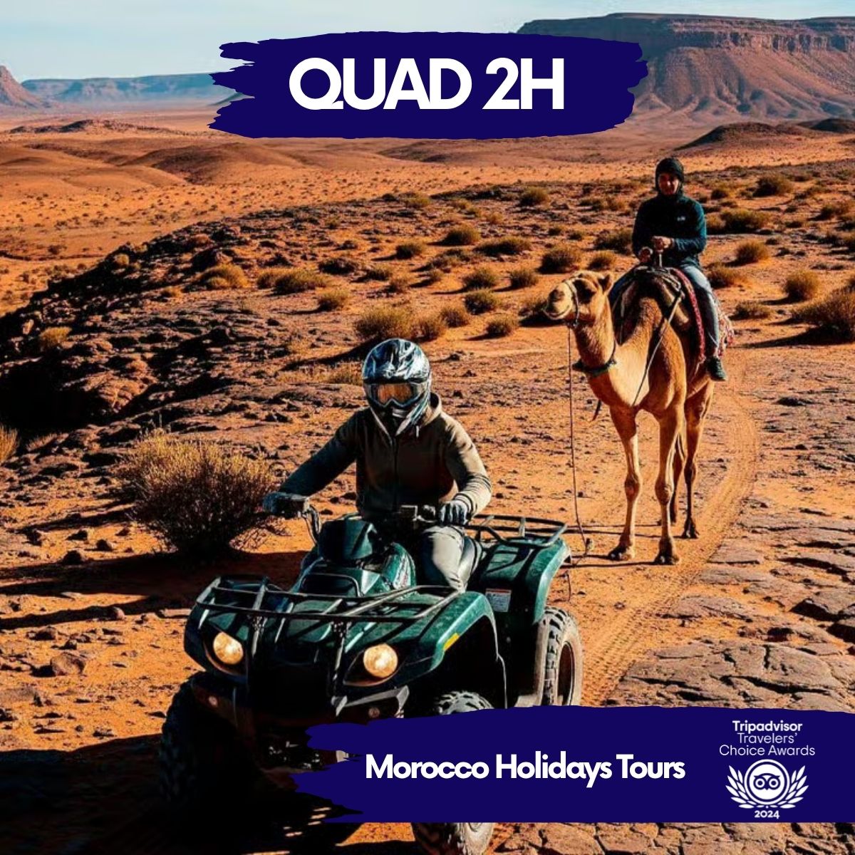 Agafay Quad Bike Adventure – 2 Hours